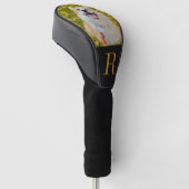 Aangepast foto-reeks - Gepersonaliseerd monogram Golfheadcover (Schuin)
