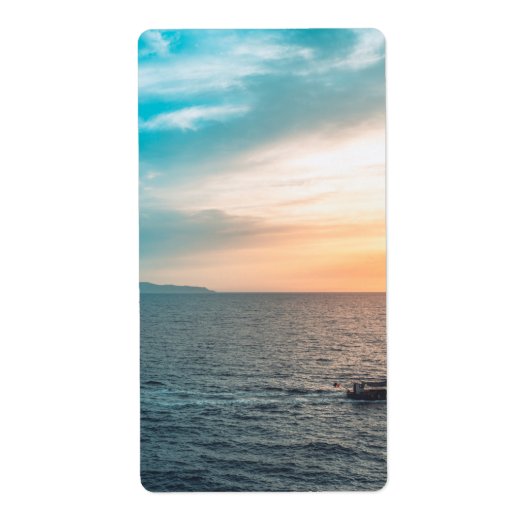 Aangepast foto retouradreslabel – Persoonlijk Etiket (Voorkant)