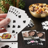 Aangepast foto-script voor 's werelds beste moeder pokerkaarten (Insitu)