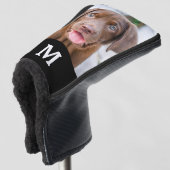 Aangepast foto-serie Pet Dog Aangepast monogram Golfheadcover (3/4 voorkant)
