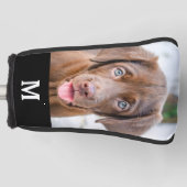 Aangepast foto-serie Pet Dog Aangepast monogram Golfheadcover (Voorkant)