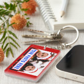 Aangepast foto-Sleutelhanger proportioneel voor 4x Sleutelhanger (Voorkant Rechts)