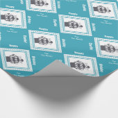 AANGEPAST FOTO-, TEKST- & KLEURINPAKPAPIER CADEAUPAPIER (Hoek)