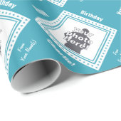 AANGEPAST FOTO-, TEKST- & KLEURINPAKPAPIER CADEAUPAPIER (Rol Hoek)