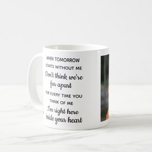 Aangepast foto van Pet Loss Keepomwille Pet Dog Me Koffiemok (Voorkant links)