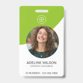 Aangepast fotobedrijf Logo Professional Medewerker Badge (Voorzijde)