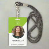 Aangepast fotobedrijf Logo Professional Medewerker Badge