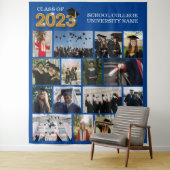 Aangepast fotoblauw Afstuderen van de School van 2 Wandkleed (In situ)