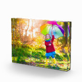 Aangepast fotoblok | Bekleding witte tekst (Rechts)