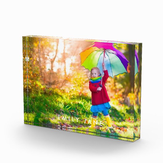 Aangepast fotoblok | Bekleding witte tekst (Rechts)