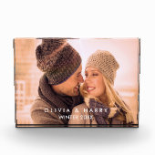 Aangepast fotoblok met tekstbedekking (Voorkant)