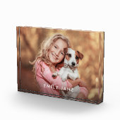 Aangepast fotoblok met tekstbedekking Gift (Rechts)