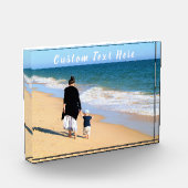 Aangepast fotoblok met uw foto's en tekst (Links)