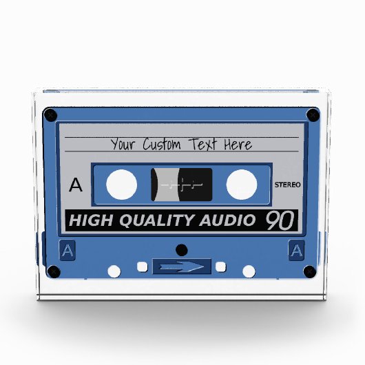 Aangepast fotoblok voor tapetape Retro Casette (Voorkant)