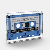 Aangepast fotoblok voor tapetape Retro Casette (Links)