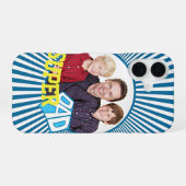 Aangepast fotoboek Super Pap Comic Book iPhone 16 Hoesje (Achterkant horizontaal)