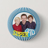 Aangepast fotoboek Super Pap Comic Book Ronde Button 5,7 Cm (Voorkant)