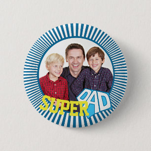 Aangepast fotoboek Super Pap Comic Book Ronde Button 5,7 Cm