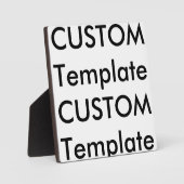 Aangepast fotobord Plaque 5,25 x 5,25 inch met Eas Fotoplaat (Voorkant)