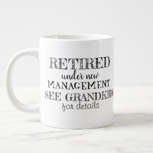 Aangepast Fotocadeau om uw Pensioen te Vieren  Grote Koffiekop