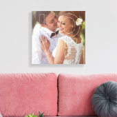 Aangepast fotocanvas LOVE Canvas Afdruk (Insitu (Woonkamer))