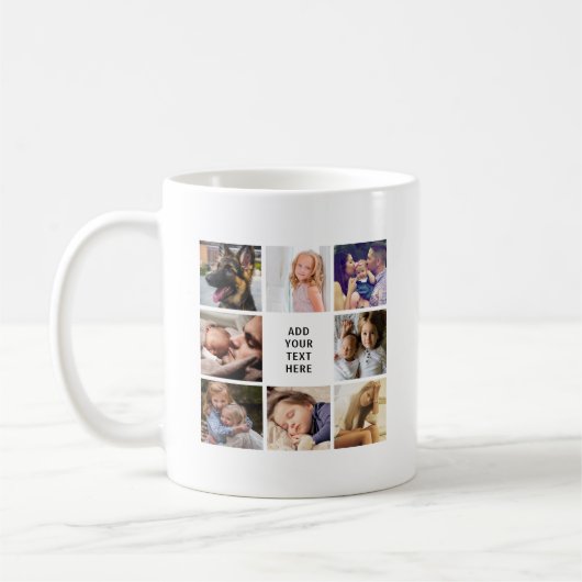 Aangepast fotocollage 16 koffiemok (Links)