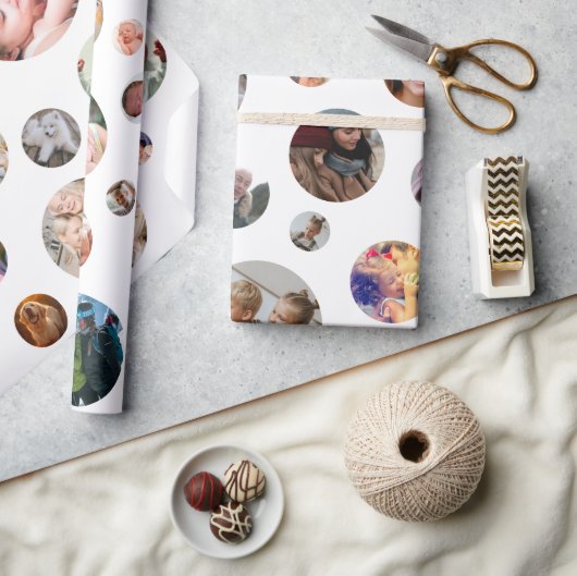 Aangepast fotocollage 36 cadeaupapier (Crafts)