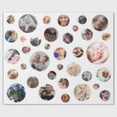 Aangepast fotocollage 36 cadeaupapier (Vlak)