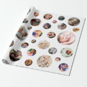 Aangepast fotocollage 36 cadeaupapier (Uitgerold)