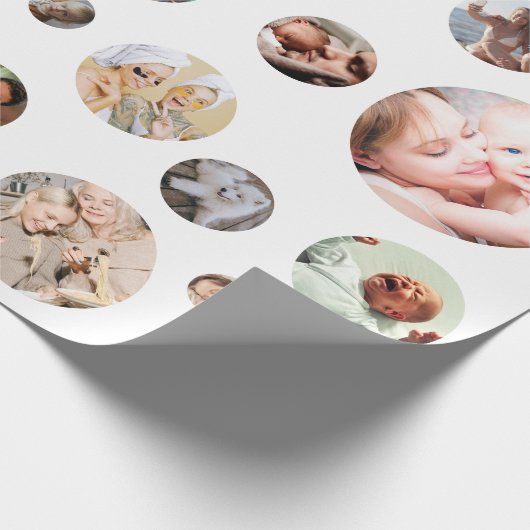 Aangepast fotocollage 36 cadeaupapier (Hoek)