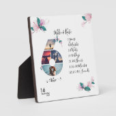 Aangepast fotocollage 6e Jubileum voor BF & Gf Fotoplaat (Voorkant)