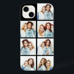 Aangepast fotocollage 7 vierkante foto's zwart Case-Mate iPhone 14 plus hoesje<br><div class="desc">Pas dit fotocollage-ontwerp eenvoudig aan door de zeven afbeeldingen te vervangen door uw favoriete vierkante foto's. Houd de zwarte achtergrond of kies een andere kleur door op "Aanpassen verder" in het menu "Personaliseren" te klikken.</div>