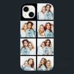 Aangepast fotocollage 7 vierkante foto's zwart Case-Mate iPhone 14 plus hoesje<br><div class="desc">Pas dit fotocollage-ontwerp eenvoudig aan door de zeven afbeeldingen te vervangen door uw favoriete vierkante foto's. Houd de zwarte achtergrond of kies een andere kleur door op "Aanpassen verder" in het menu "Personaliseren" te klikken.</div>