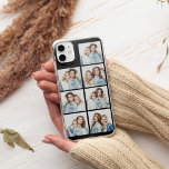 Aangepast fotocollage 7 vierkante foto's zwart Case-Mate iPhone case<br><div class="desc">Pas dit fotocollage-ontwerp eenvoudig aan door de zeven afbeeldingen te vervangen door uw favoriete vierkante foto's. Houd de zwarte achtergrond of kies een andere kleur door op "Aanpassen verder" in het menu "Personaliseren" te klikken.</div>