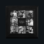Aangepast fotocollage cadeaudoosje<br><div class="desc">Elegant en modern fotocollage.</div>