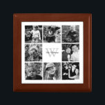 Aangepast fotocollage cadeaudoosje<br><div class="desc">Elegant en modern fotocollage.</div>