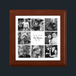Aangepast fotocollage cadeaudoosje<br><div class="desc">Elegant en modern fotocollage.</div>