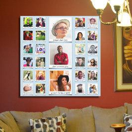 Aangepast fotocollage canvas afdruk