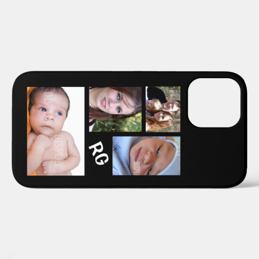 Aangepast  fotocollage Case-Mate iPhone case (Achterkant (horizontaal))