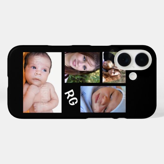 Aangepast  fotocollage Case-Mate iPhone case (Achterkant (horizontaal))