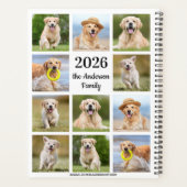 Aangepast fotocollage Creëer Uw eigen 2023 Planner (Achterkant)