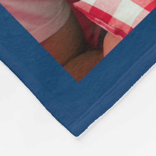 Aangepast fotocollage fleece deken (Hoek)