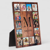 Aangepast fotocollage, geregenereerd hout fotoplaat (Zijkant)