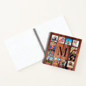 Aangepast fotocollage, geregenereerd hout notitieboek (Binnen)