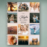 Aangepast fotocollage instagram Modern Chic Trendy Planner<br><div class="desc">Deze schattige en moderne, Instagram-vriendelijke fotocollage-planner met een wazige roze achtergrond biedt ruimte voor je eigen naam, maar ook voor je beroep of de naam van de school. Pas uw favoriete foto's aan en begin het jaar rechts met een gepersonaliseerde planner die uw dag zeker zal verlichten. Ruimte voor 11...</div>