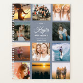Aangepast fotocollage Instagram Naam Cute Trendy Planner (Voorkant)