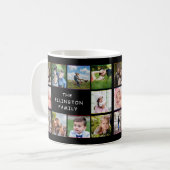 Aangepast fotocollage kleurrijke reeks koffiemok (Voorkant links)