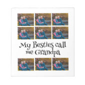 Aangepast fotocollage opa 9 notitieblok (Voorkant)