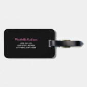 Aangepast fotocollage reizen bagagelabel (Achterkant horizontaal)