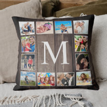 Aangepast fotocollage Rustic Farmhouse Family Magn